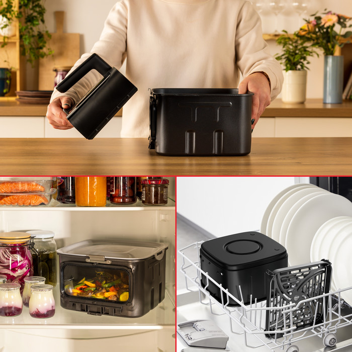 Tefal Easy Fry Smart & Silence EY876D produit à l'usage