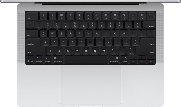 Apple MacBook Pro 14 inch M5 2025 24GB/1TB Zilver AZERTY bovenkant