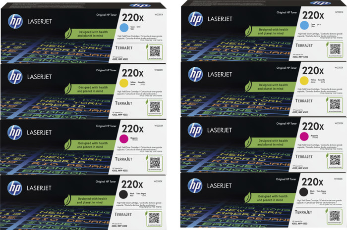 HP 220X LaserJet Toner Pack Combiné (2 Pièces) Main Image