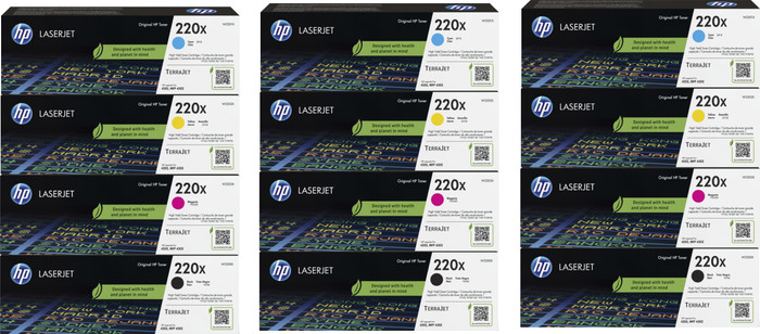 HP 220X LaserJet Toner Pack Combiné (3 Pièces) Main Image