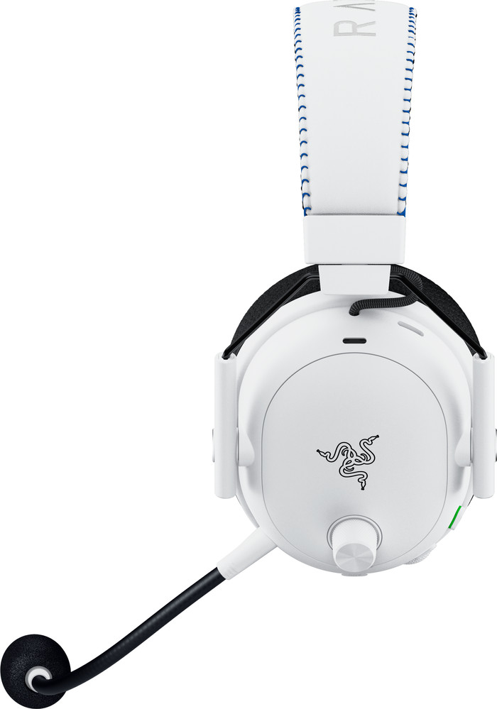 Razer BlackShark V3 PlayStation Blanc côté droit