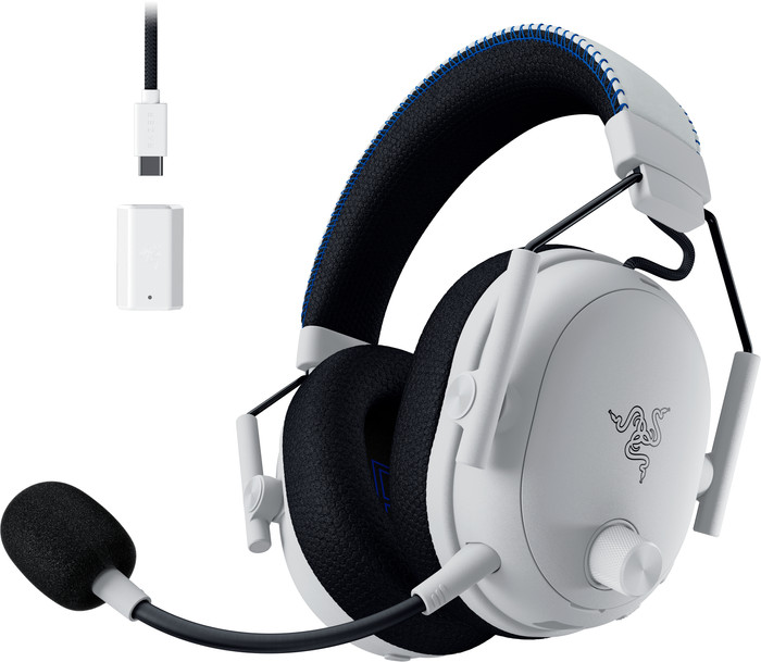 Razer BlackShark V3 PlayStation Blanc avant