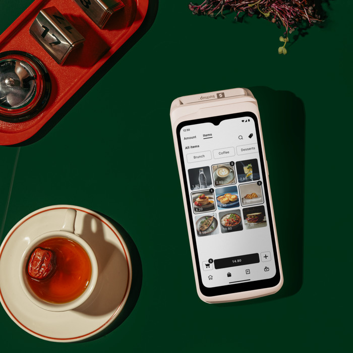 SumUp Terminal Contactloos Pinapparaat product in gebruik