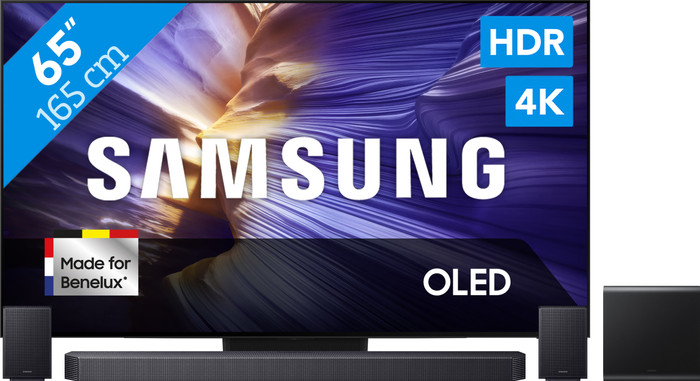 Samsung 65 inches OLED S90F (2025) + Samsung HW-Q930F Black Main Image