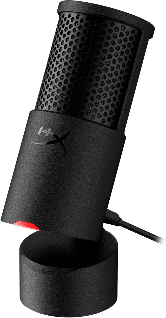 HyperX SoloCast 2 USB Microphone de Streaming côté gauche