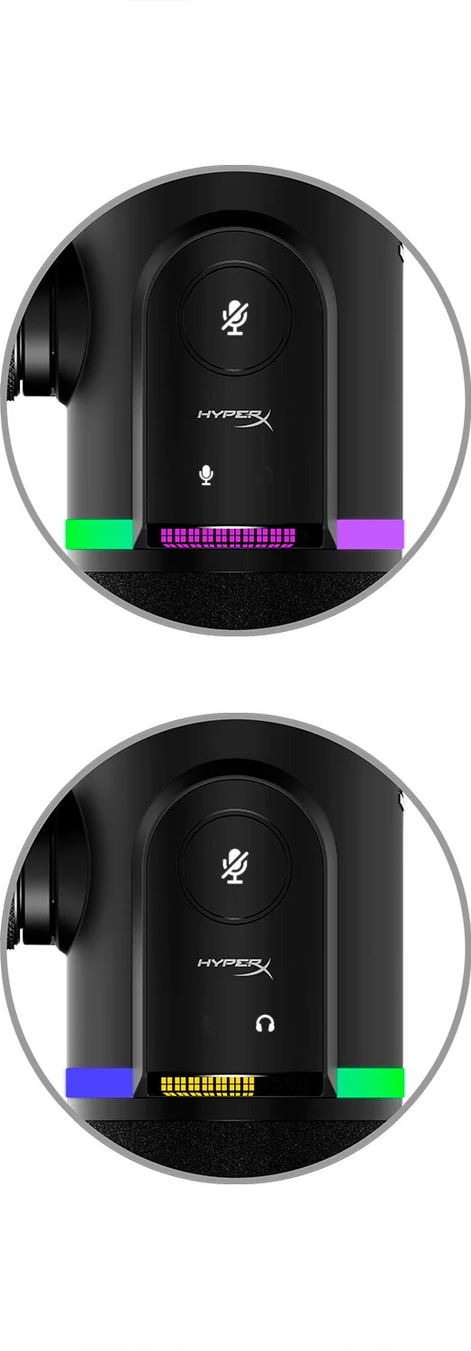 HyperX FlipCast USB/XLR Microphone de Streaming détail