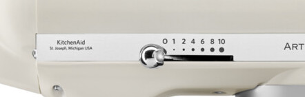 KitchenAid Artisan Mixer 5KSM156CXEPL Porcelaine Blanche détail