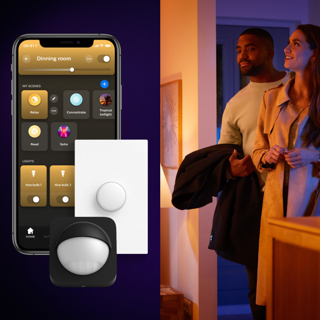 Philips Hue Surimu Plafonnier White and Color Petit Carré produit à l'usage