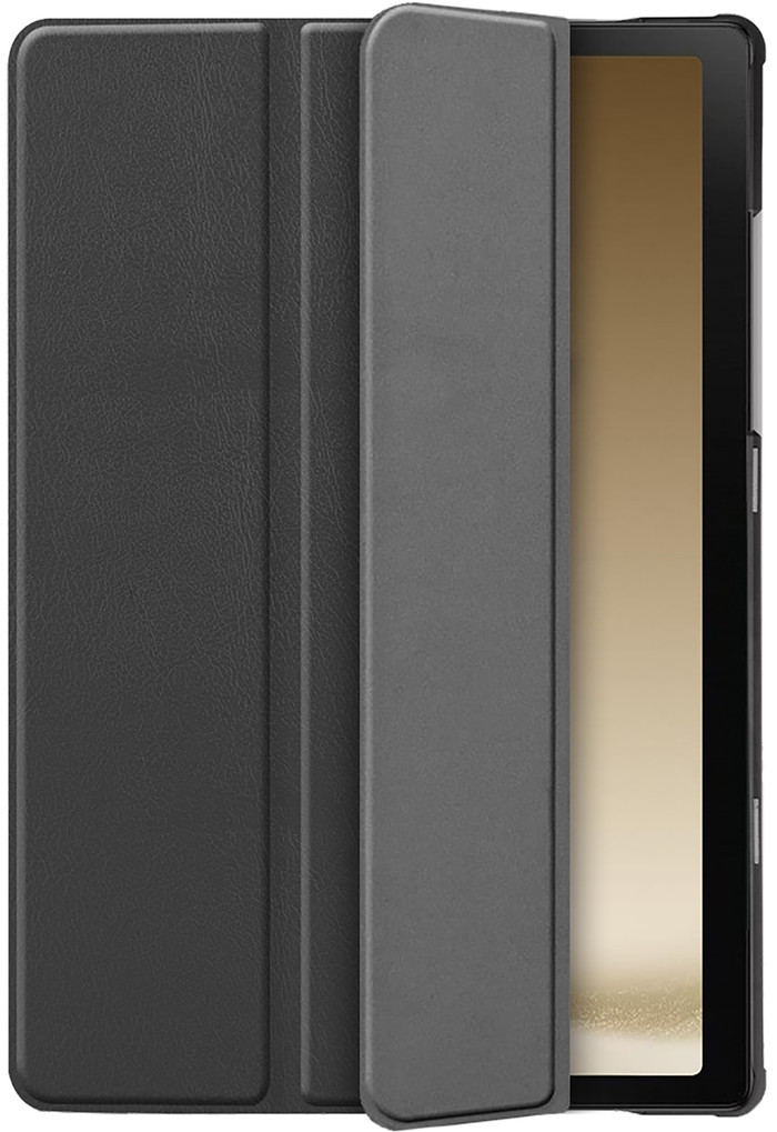 Samsung Galaxy Tab A11/A9 Tri-Fold Book Case Black front