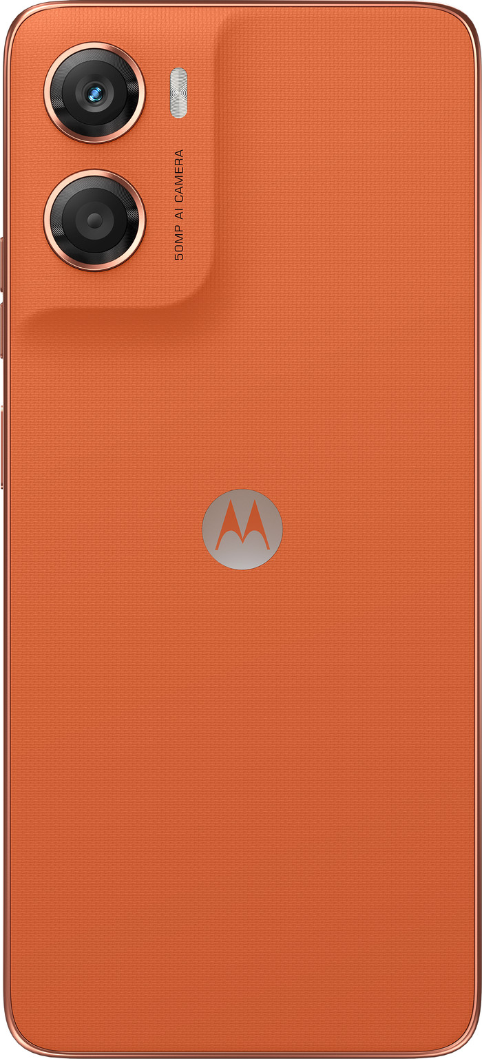 Motorola Moto G06 256GB Arabesque Orange 4G achterkant