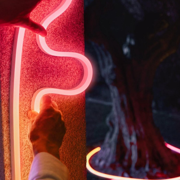 Philips Hue Neon Outdoor LED Strip 10m product in use