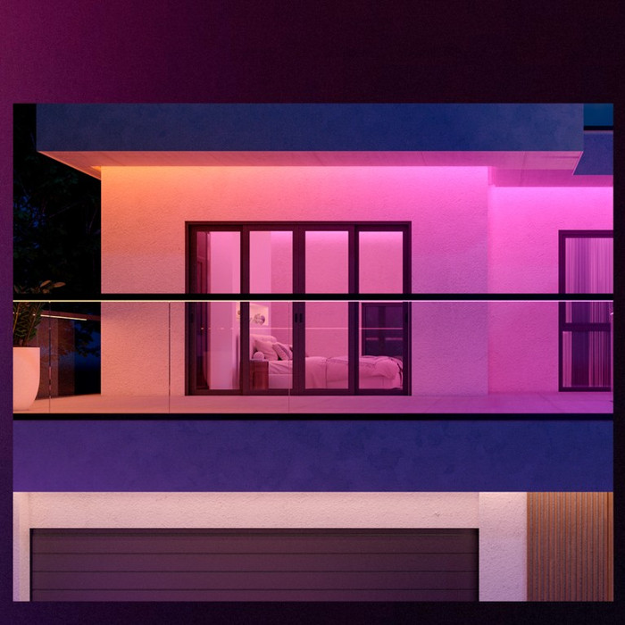 Philips Hue Flux Outdoor Ruban LED 10 mètres produit à l'usage