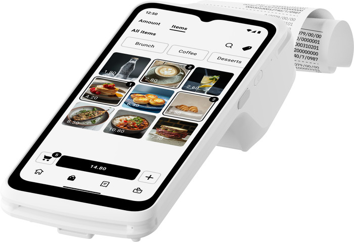 SumUp Terminal Contactloos Pinapparaat rechterkant