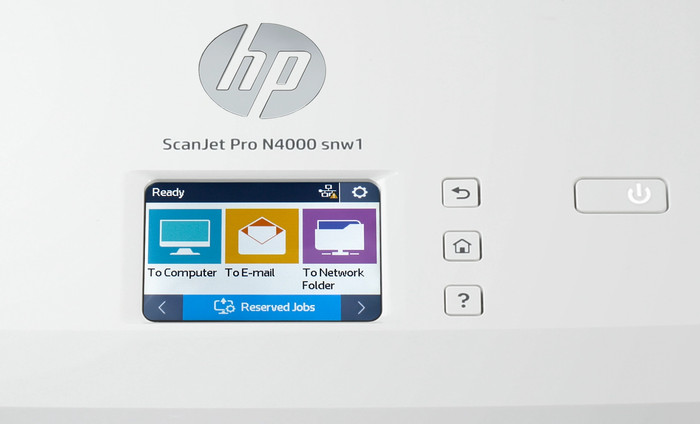 HP ScanJet Pro N4000 snw1 Scanner detail