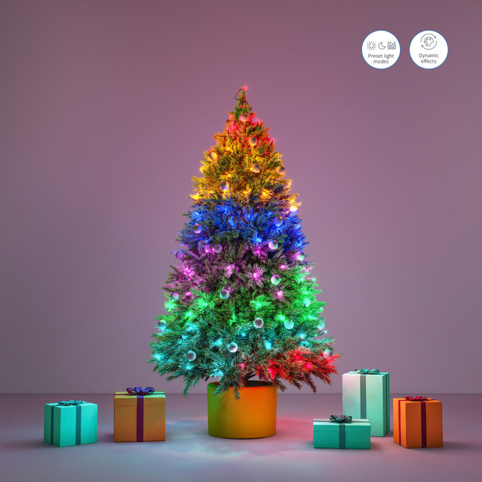 WiZ Slimme Lichtslinger - 20 meter - 160 LED product in gebruik