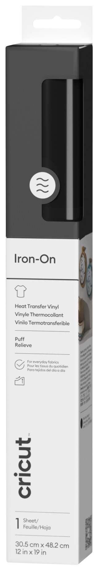 Cricut Thermocollant Puff Noir 30,5 x 48,3 cm Main Image