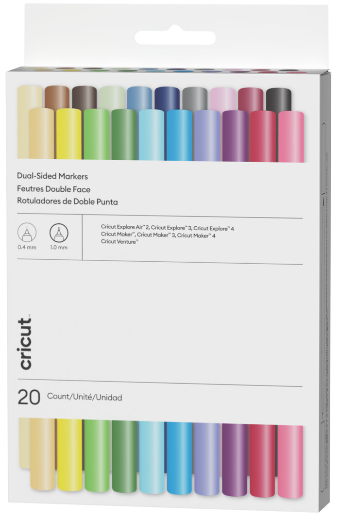 Cricut Explore/Maker Dual-Sided Markers Ultimate 20-pack Main Image