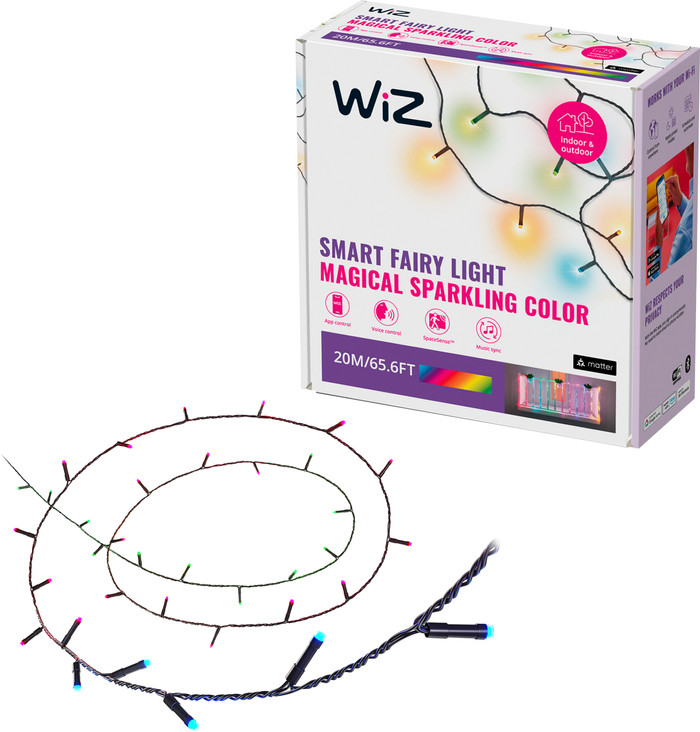 WiZ Slimme Lichtslinger - 20 meter - 160 LED voorkant