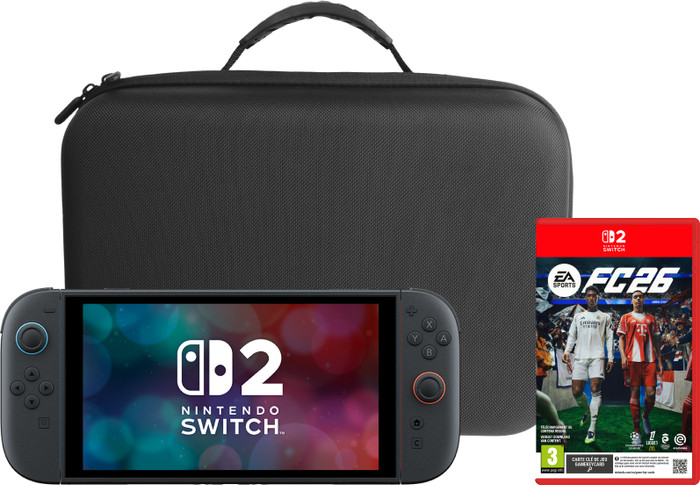 Nintendo Switch 2 + EA Sports FC 26 + BlueBuilt Travelcase Main Image