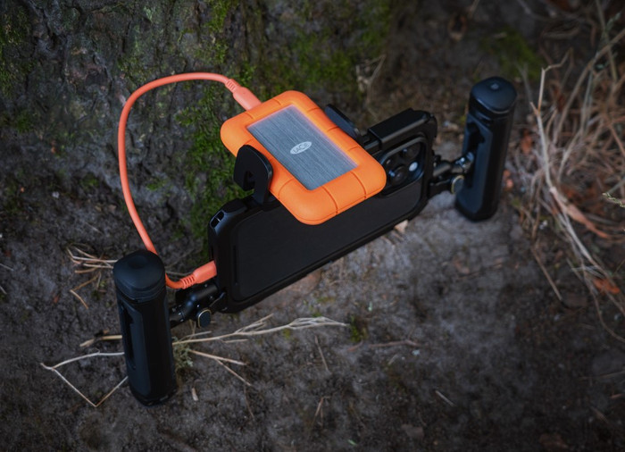 LaCie Rugged SSD4 2TB product in gebruik