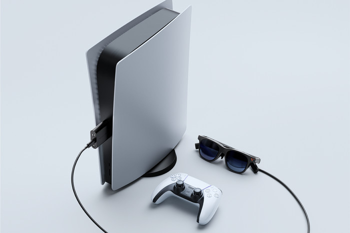 VITURE HDMI XR Adapter voor iPhone product in gebruik