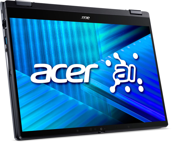 Acer TravelMate P4 Spin 14 TMP414RN-55-TCO-59VM QWERTY dessus