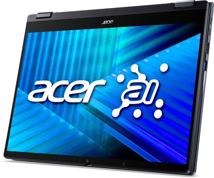 Acer TravelMate P4 Spin 14 TMP414RN-55-TCO-59VM QWERTY dessus