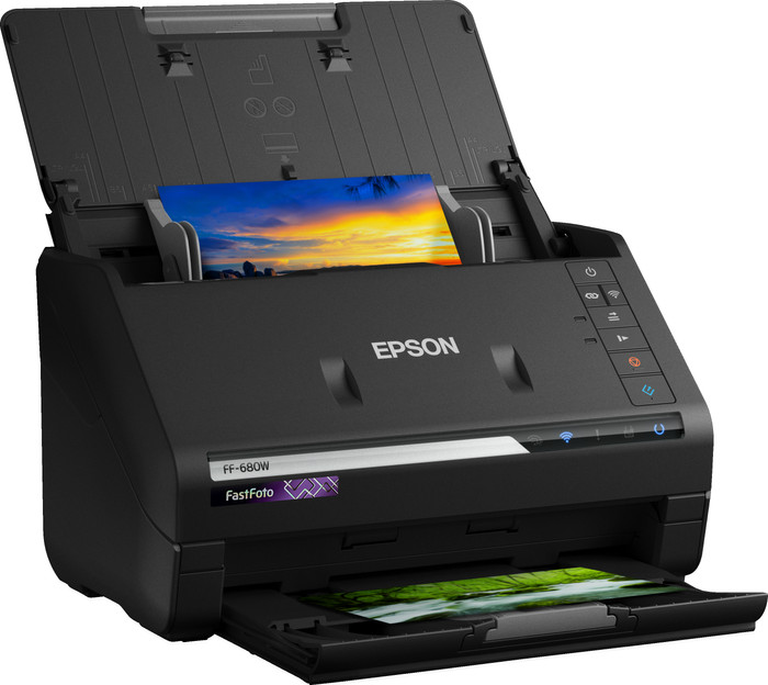 Epson FastFoto FF-680W Scanner côté gauche