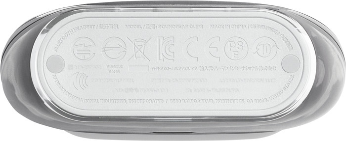 JBL Soundgear Clips Wit onderkant