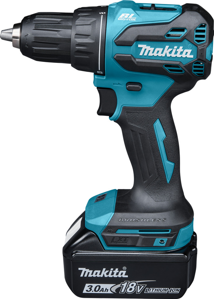Makita DDF490RFJ côté gauche