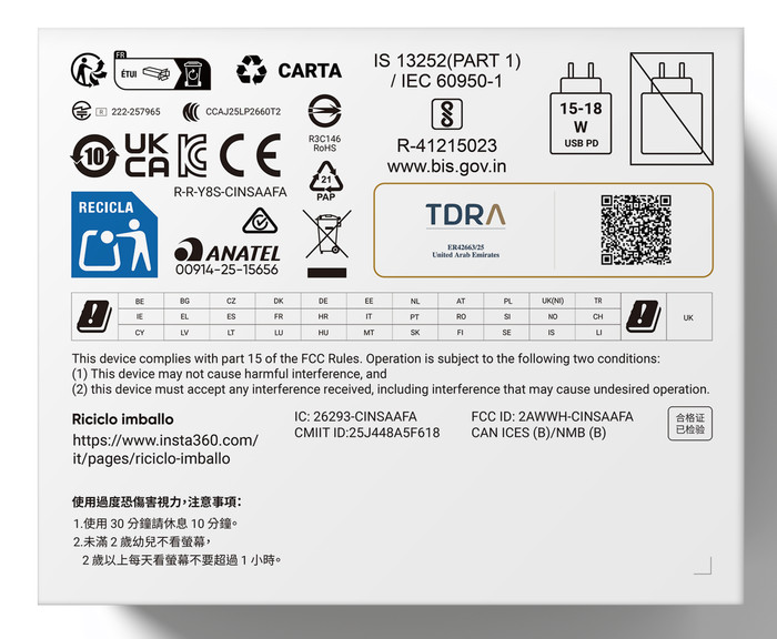 Insta360 X4 Air Starter Bundle Noir emballage