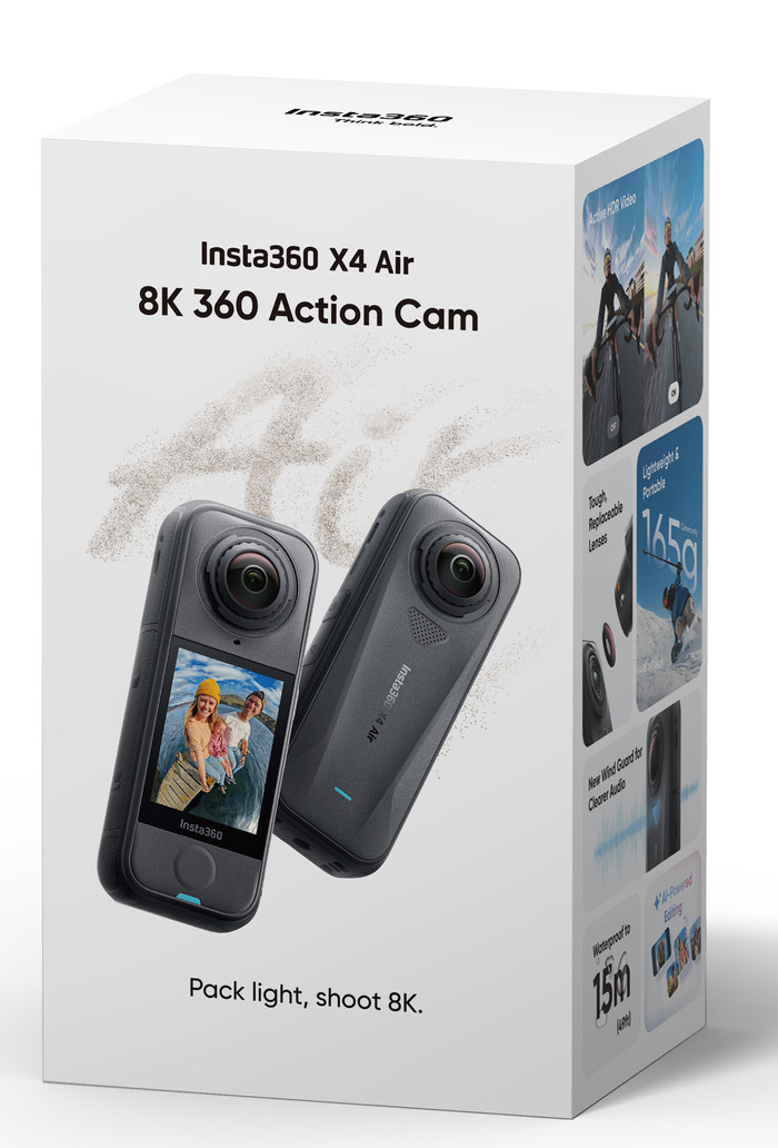 Insta360 X4 Air Starter Bundle Noir emballage