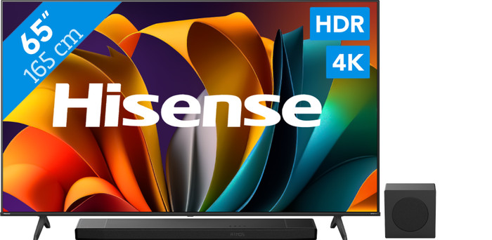 Hisense 65A6K 4K + Hisense AX3120Q Main Image