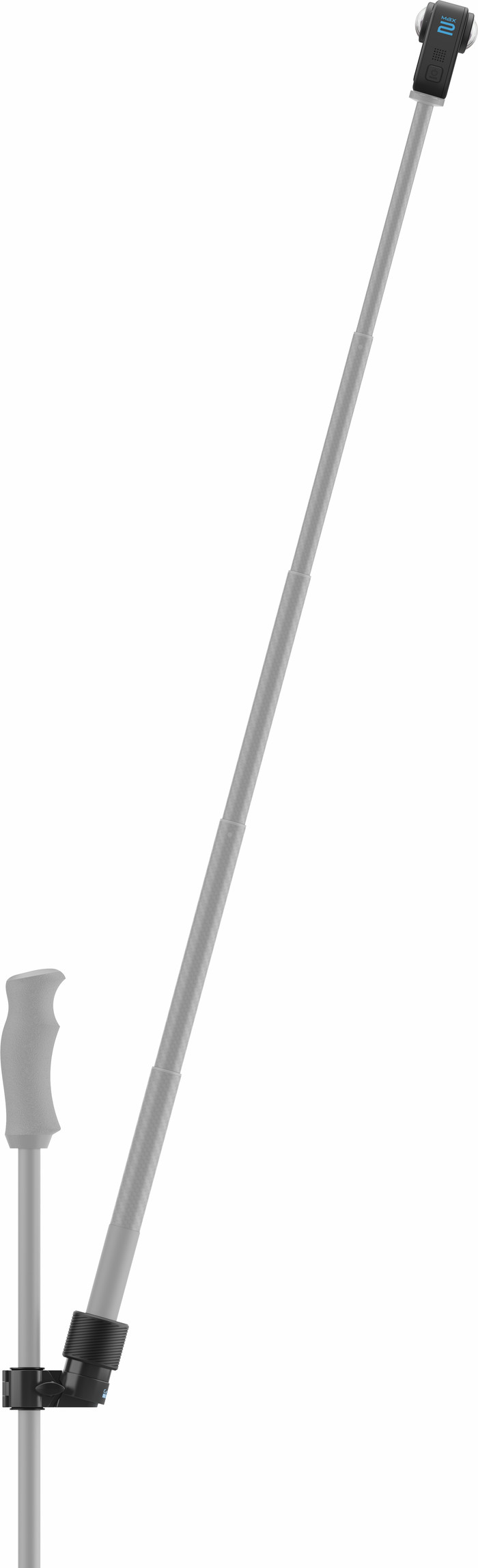 GoPro Ski Pole Mount product in gebruik