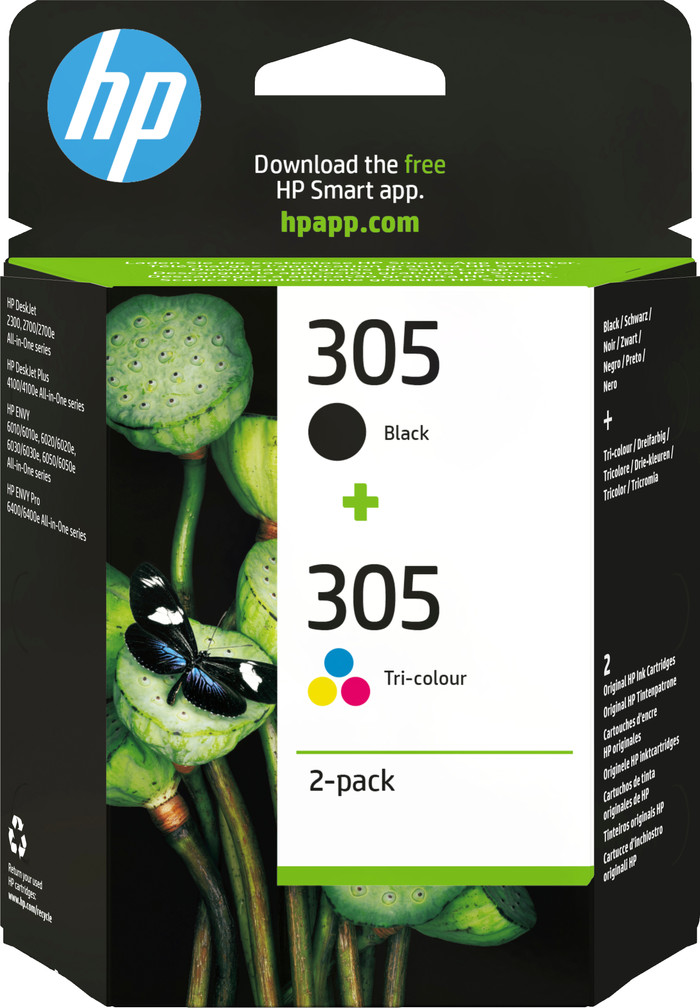 HP 305XL Inkt Cartridge 4-Kleuren Bundel Main Image
