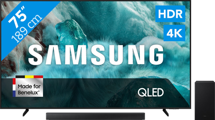 Samsung 75 inches QLED Q7F4 4K (2025) + Samsung HW-B66CF (2025) Main Image