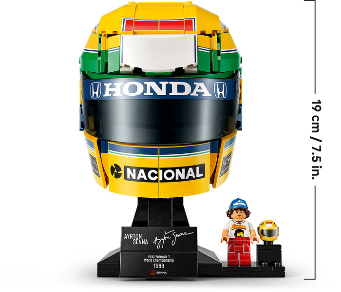 LEGO Editions - F1 Casque d'Ayrton Senna 43024 détail
