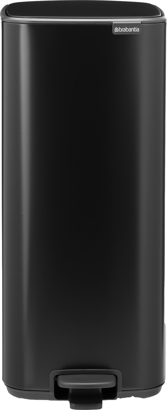 Brabantia Bo Pedal Bin 30 Liter Matt Black Main Image