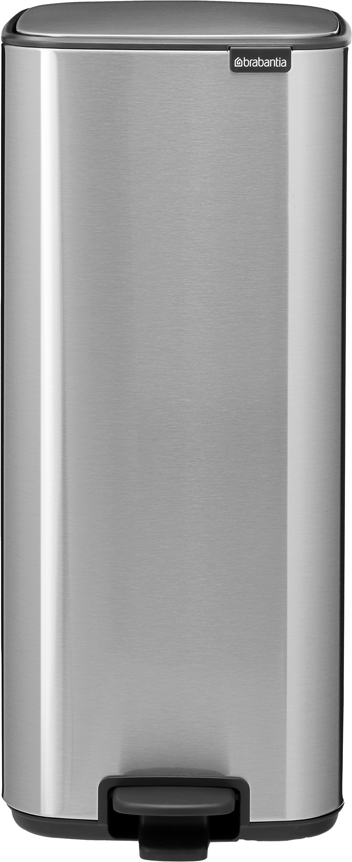 Brabantia Bo Pedal Bin 30 Litres Matt Steel Anti-Traces de Doigts Main Image