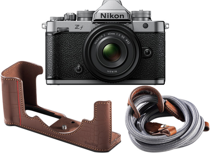 Nikon Z f Zilver + NIKKOR Z 40mm f/2.0 accessoire