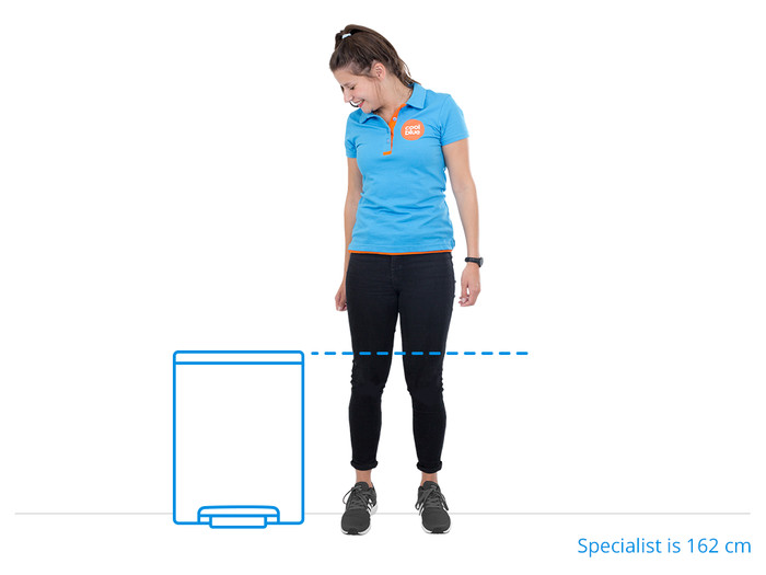 Brabantia Bo Touch Bin 30L Matte Steel Fingerprint Proof visual Coolblue 1