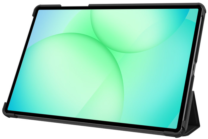 Just in Case Samsung Galaxy A11 Plus Tri-Fold Book Case Black front