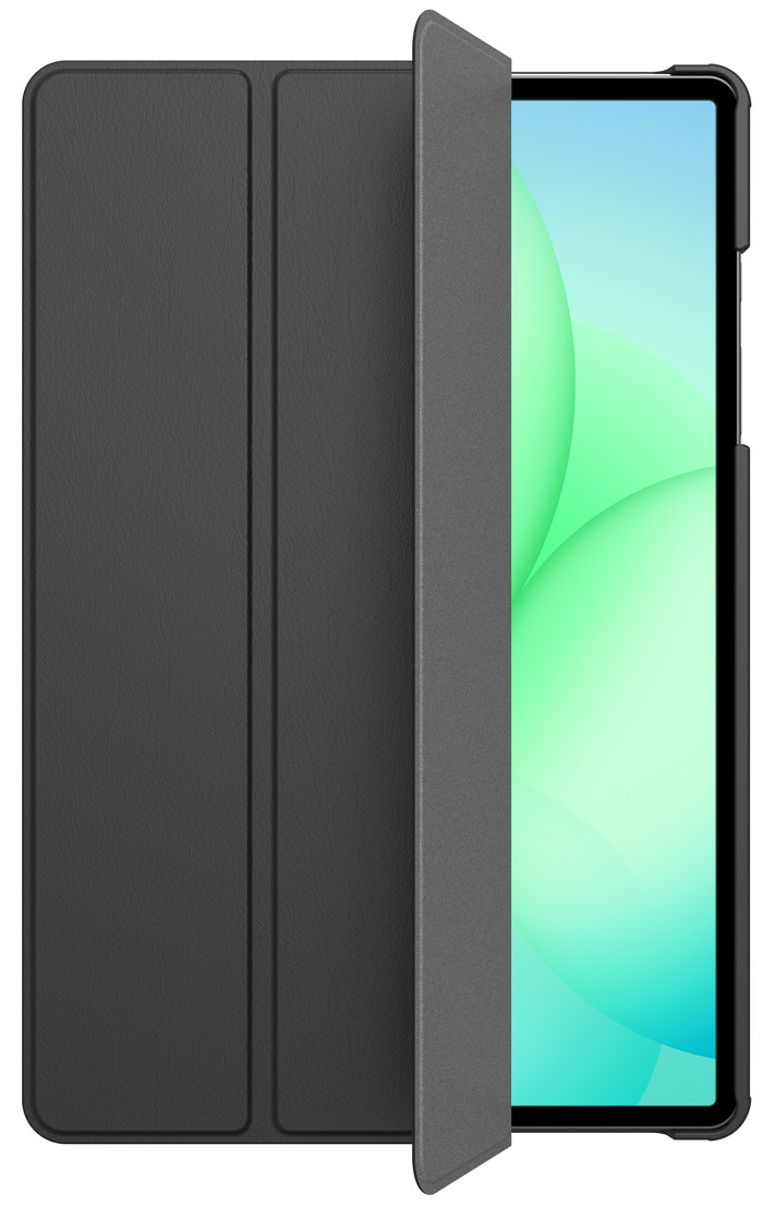 Just in Case Samsung Galaxy A11 Plus Tri-Fold Book Case Black front