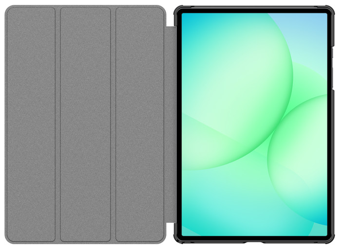 Just in Case Samsung Galaxy A11 Plus Tri-Fold Book Case Black front