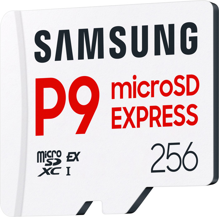 Samsung MicroSD Express P9 Express 256GB 310MB/s rechterkant