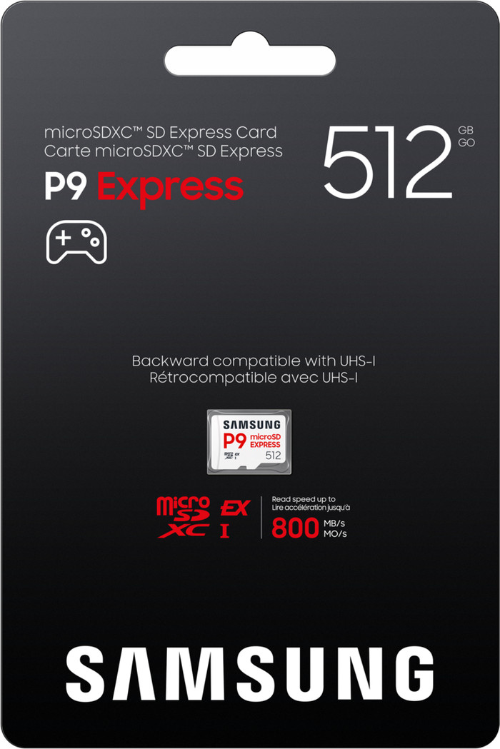 Samsung MicroSD Express P9 Express 512GB 310MB/s verpakking