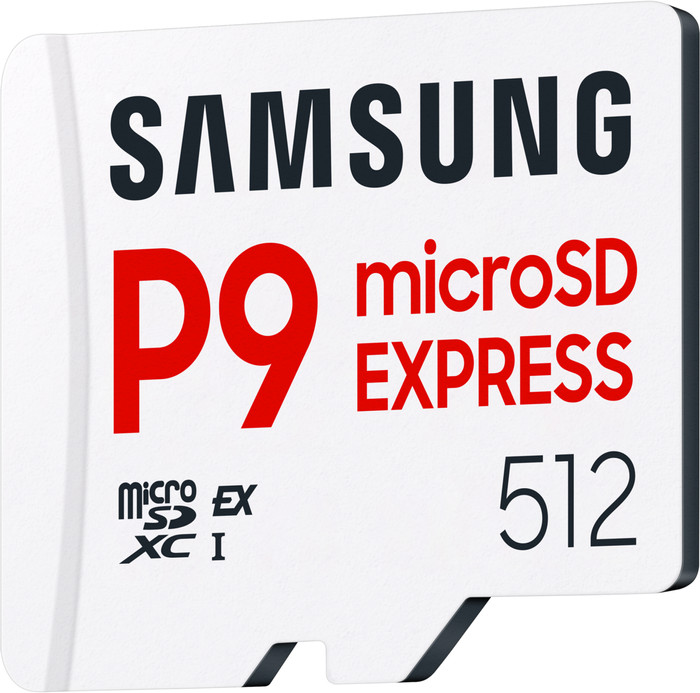 Samsung MicroSD Express P9 Express 512GB 310MB/s rechterkant