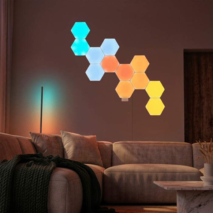 Philips Hue Nanoleaf Wall Module product in use