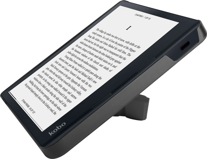 BlueBuilt Kobo Libra Colour Book Case Zwart detail