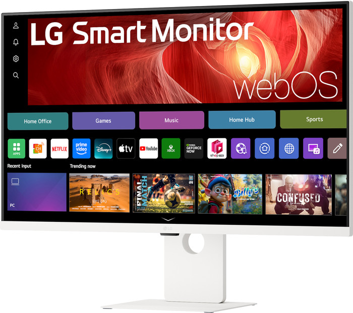 LG UltraFine 37U730SA-W voorkant